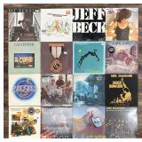 (16) Asst. Rock, Pop and Funk Record Albums