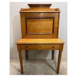 Fall-front Desk, Two Pieces, Chestnut, Antique, 34"x21"x57"h