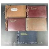 (5) Antique Photo Albums, with Black and White Photos