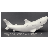 Shark Blow Mold Coin Bank, 18" Long