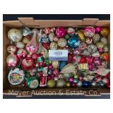 Group of Asst. Glass Christmas Ornaments