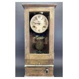 Simpler Time Clock, Antique, 31"h