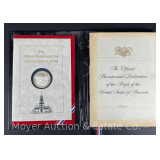 Sterling Silver Bicentennial Day Medal, in Booklet
