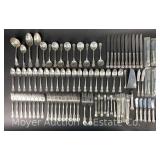 86 Piece Towle "French Providental" Sterling Silver Flatware Set, 76.30 Tr.Oz.