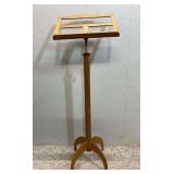 Wood Music Stand, Adjustable Height