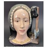 Royal Doulton "Anne Boleyn" Toby Jug, 7"h