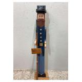Wood Civil War Solider, 37"h