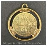 14k Yellow Gold Pendant, Unmarked, 3.2dwt.