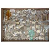 Group of Glass Stoppers and Prisms