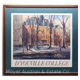 Framed Print of D