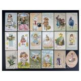 (18) Vintage Easter Postcards