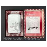 Zippo Wellsville Braves Lighter, with Box