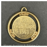 14k Yellow Gold Pendant, Unmarked, 3.2dwt.