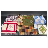 Group of Asst. Small Quilts, Table Runners, Etc.