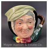 Royal Doulton "Sairey Gamp" Toby Jug, 6.5"h