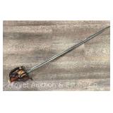 Cerimonial/Theatrical Sword, Blade Marked Made in USA, with Scabbard, 40' Long