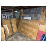 Group of Particle Board, Planks, Material, Etc.
