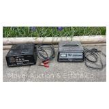 2 Schumacher Battery Chargers: 10amp and 75/12/2amp