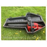 Homelite 330 Chainsaw with Extra Chains and Plastic Case