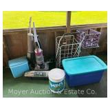 Group of Coolers, Tent, Vacuum, Rolling Cart, Etc.