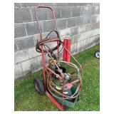 Oxi Acetylene Torch Cart with Tanks, Hoses, and Regulators