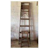 2' and 6' Wood Step Ladders