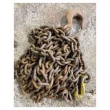 Tow Chain, Hooks on Both Ends, 220' Long