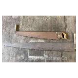 (2) Single Man Cross Cut Saw, 40' and 55' Long
