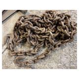 Tow Chain, Hooks on Both Ends, 250' Long