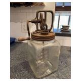 Daisy 4qt. Glass Butter Churn