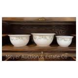 Corelle Coordinates 3pc. Mixing Bowl Set, 'Callaway Ivy' Pattern