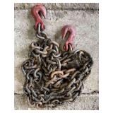 Tow Chain, Hooks on Both Ends, 140' Long