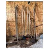 Group of Long Handled Tools