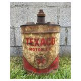 Texaco 5 Gallon Oil Can