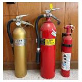(3) Fire Extinguishers