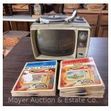 GE Radio Phono Viewer with Discs