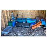 Contents of Shed, Wagons, Toys, Etc.