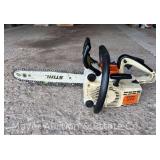Vintage Sithl 009 Top Handle Chain Saw, 12' Bar, Turns Over