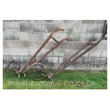 (2) Antique Push Cultivator