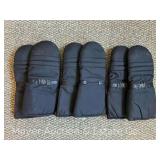 (3) Pairs of Vintage Arctic Cat Snowmobile Mittens