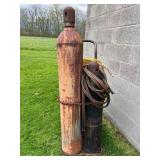 Oxi Acetylene Torch Cart with Tanks, Hoses, and Regulators