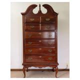 Vaughan Basset Highboy, 2 Pieces, 39'x19'x80'h Overall