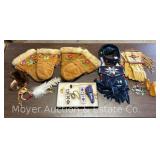 Group of Native American Mittens, Beaded Pieces, Etc.