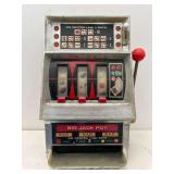 Vintage Mini Slot Machine, Battery Operated, 12'h