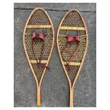 Pair of FABER Wooden Snowshoes, 41' Long x 14' Wide