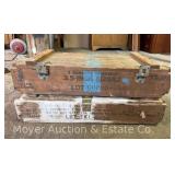 (2) Wood Ammunition Crates, 31'w