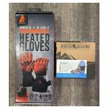 Mens Rechargeable Heated Gloves and Ice Cleats