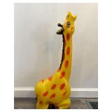 Giraffe Blown Mold Coin Bank, 28'h