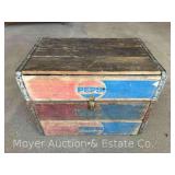 Pepsi-Cola Wood Chest, Made from Wood Crates, 18'x12'x13'h
