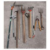 Group of Long Handled Tools